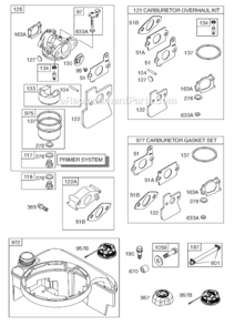 Page C Diagram and Parts List for 12A600 0100-0112 Briggs and Stratton Engine